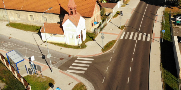 Rekonstrukce ulice Pražská v Bezděčíně - II. etapa, vč. cyklostezky