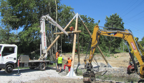 Cyklostezka Klenice, lávka, MB