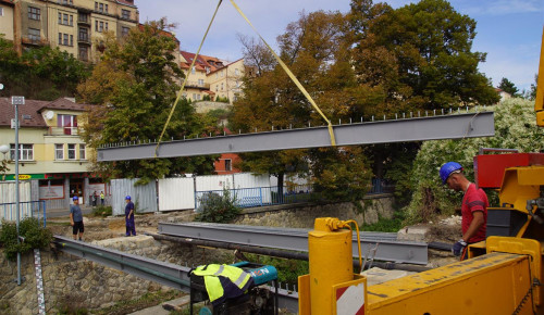 Oprava lávky ul Svatovítská, MB