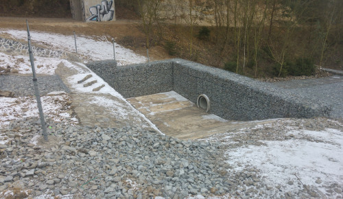 Odvodnění mostu Plužná