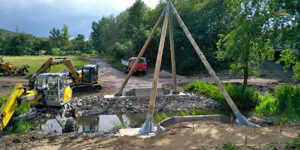 Cyklostezka Klenice, lávka, MB