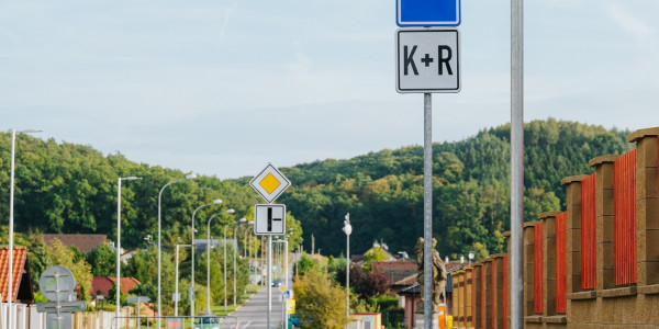 III/2802 Březno rekonstrukce silnice – chodník ve směru na Novou Telib
