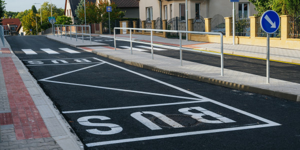 III/2802 Březno rekonstrukce silnice – chodník ve směru na Novou Telib