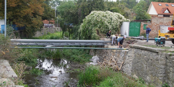 Oprava lávky ul Svatovítská, MB