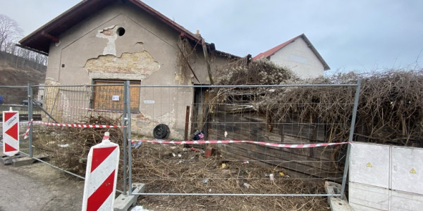 Demolice objektu ČD