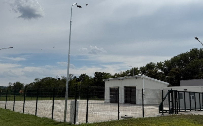Výstavba Sběrného dvora ve Březně