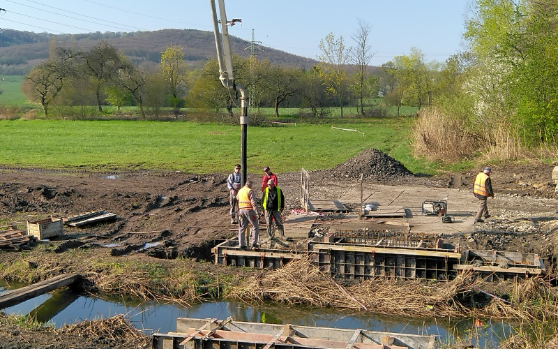 Cyklostezka Klenice, lávka, MB