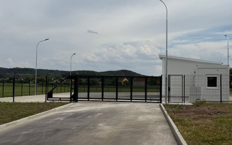 Výstavba Sběrného dvora ve Březně