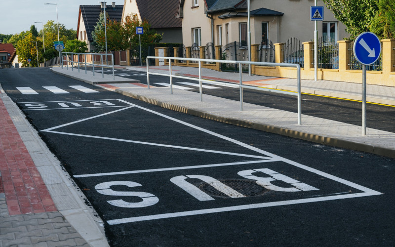 III/2802 Březno rekonstrukce silnice – chodník ve směru na Novou Telib