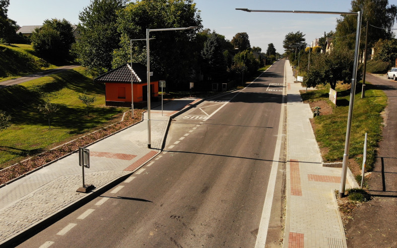 Výstavba a rekonstrukce chodníků Plužná