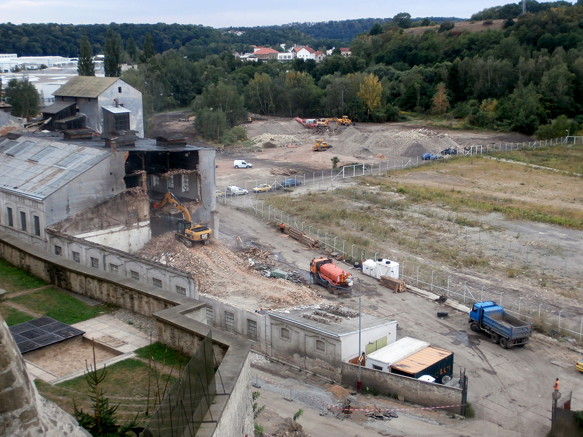 Demolice Lihovaru Mladá Boleslav