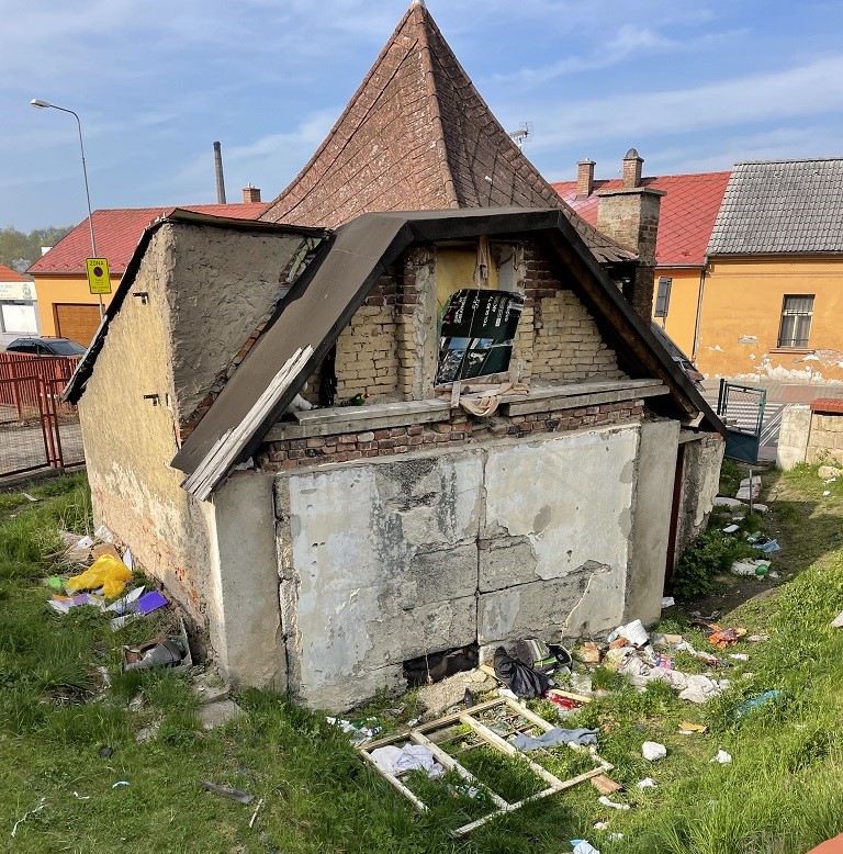 Demolice objektu v Ptácké ulici, Mladá Boleslav